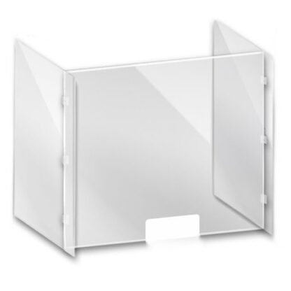 Osłona z poliwęglanu na ladę, biurko 3 mm 80 x 100 x 20 cm