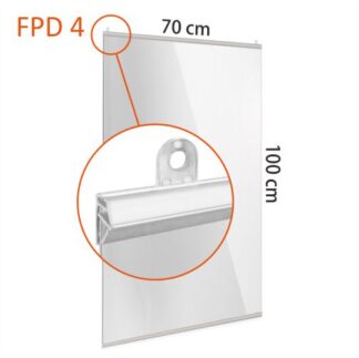 Plexi z dwiema listwami