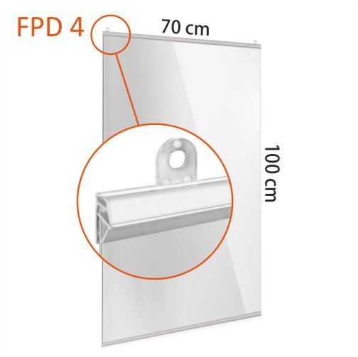 Plexi z dwiema listwami