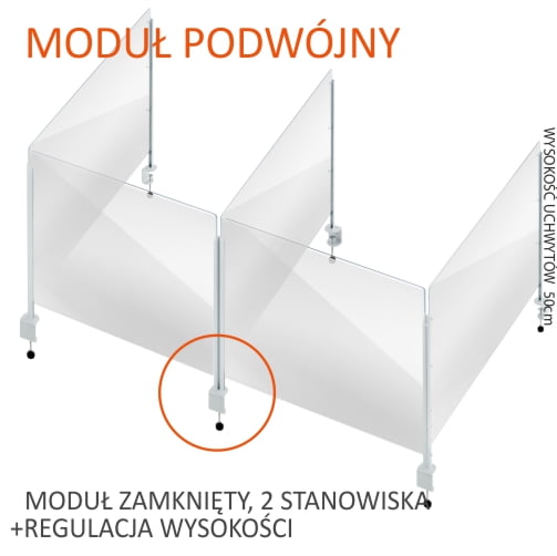 podwójna ścianka z regulacją