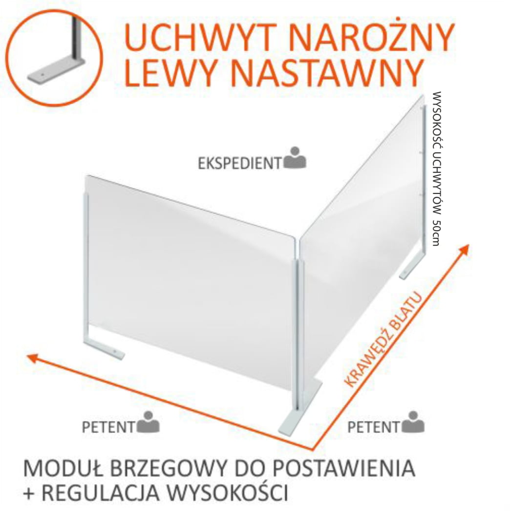 przezroczysty narożnik ochronny
