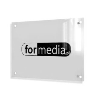 Tablica informacyjna personalizowana z Twoim logo