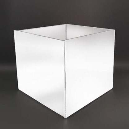 Kubik z giętej białej pleksi 5mm bez klejenia, format 15x15x15 cm, 35 sztuki  KUBG4 - obrazek 2