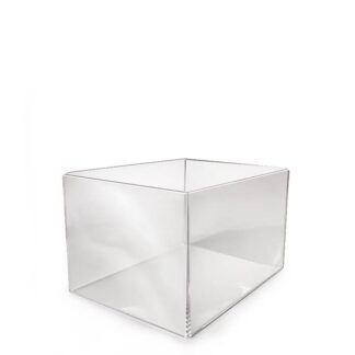 Kubik gięty z bezbarwnej pleksi, format 15x15x15cm, 5 sztuk  KUBG1