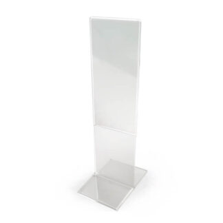 Stojak 6x21cm pion typu T cenówka z plexi 30 sztuk SIT3A