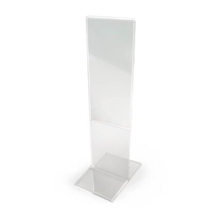 Stojak 6x21cm pion typu T cenówka z plexi 30 sztuk SIT3A
