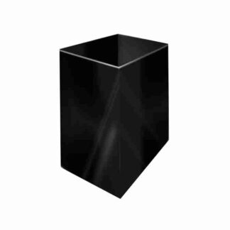 Kubik, pojemnik z czarnej plexi 5 mm, 10x10x20cm 5 sztuk  KUB6CZ3