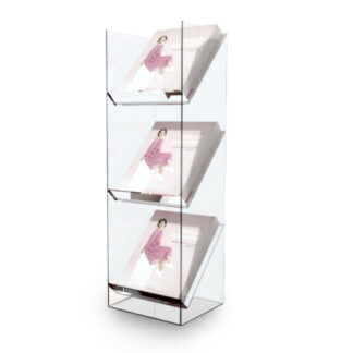 Display na książki z plexi do sklepu, księgarni