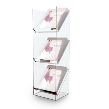 Display na książki z plexi do sklepu, księgarni