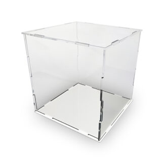 Składana mini gablotka 10x10x10 cm, 5 sztuk