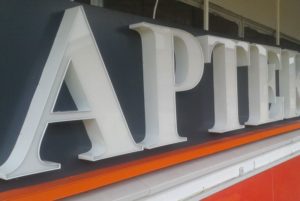 apteka napis 3d