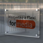 tabliczka z plexi formedia