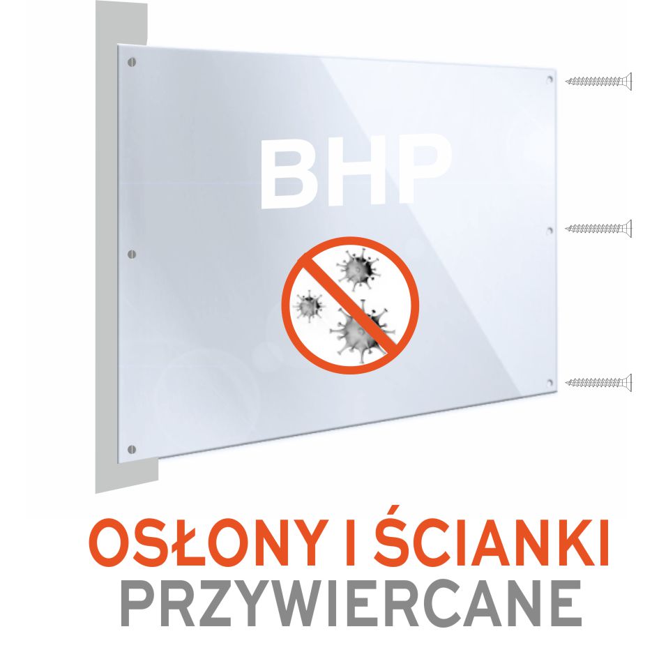 ścianki i osłony przywiercane
