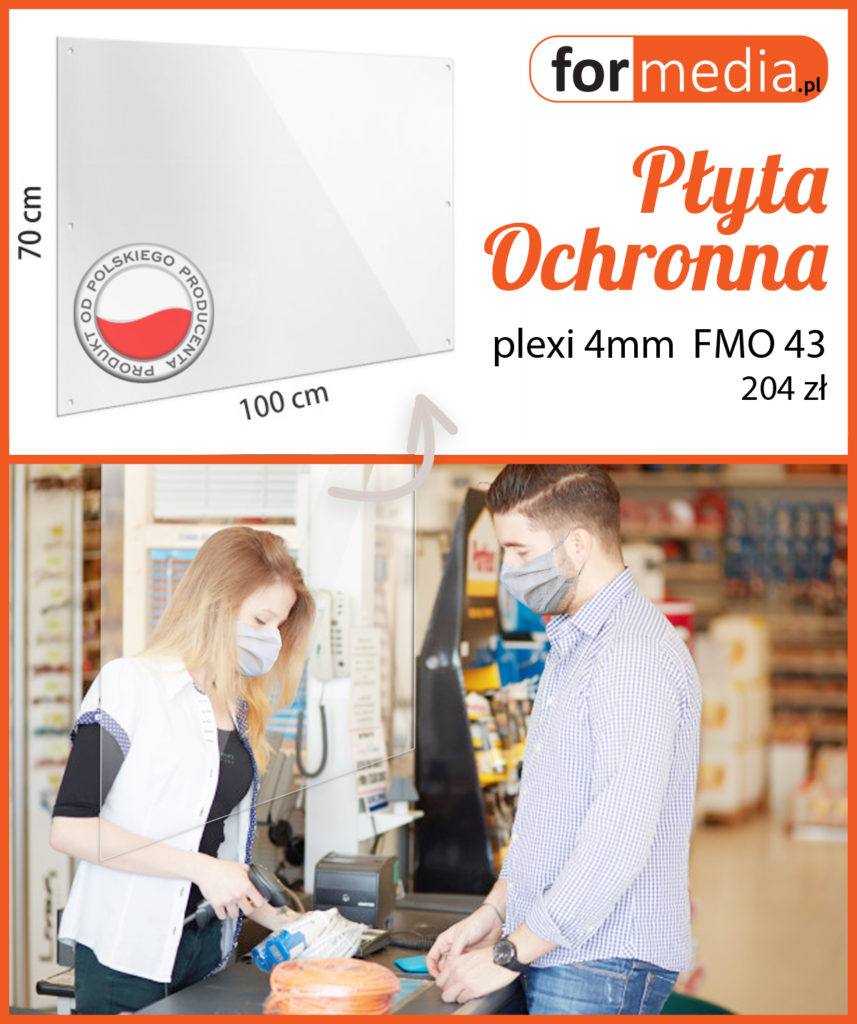 ściana ochronna do zawieszenia do sklepu