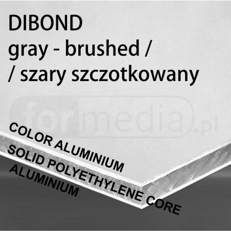 kolorowe aluminium lekkie cienkie tworzywo szary szczotkowany