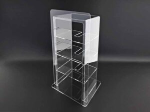display z kieszonkami bezbarwny
