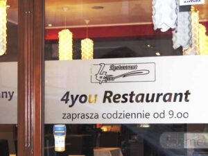 Folia szroniona do restauracji