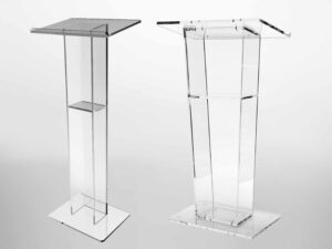 mównica z plexi