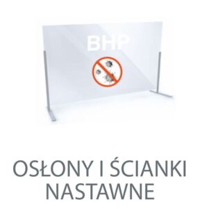 osłony i ścianki nastawne