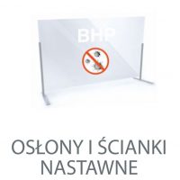 osłony i ścianki nastawne