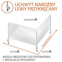 moduł przegowy z uchwytem