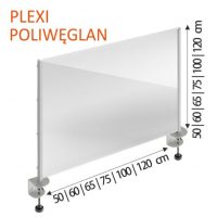osłonka z plexi bezbarwnej