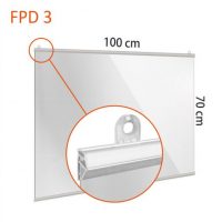 pozioma plexi na uchwytach